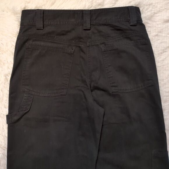 NWT Aritzia Sunday Best Women's Size 4 New Oscar Mid-Rise Carpenter Pants Black - Picture 11 of 12